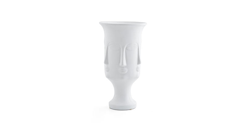 Zeus White Vase 